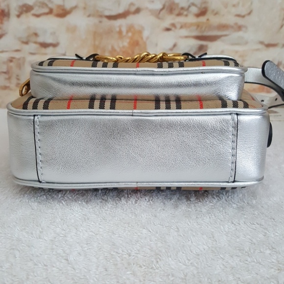 ❣️HP❣️ New Burberry Link Camera 1983 Check Crossbody Bag - Picture 6 of 7